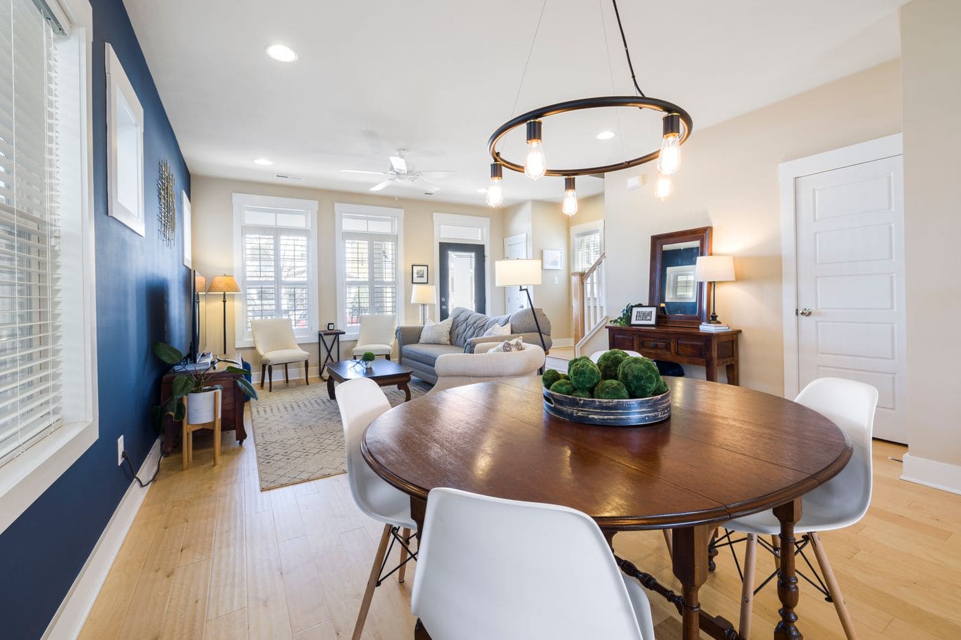 Dining area of a listed flat